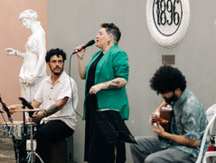 ‘Samba de Jorge’ encerra temporada de shows de Flávia Jorge e Seus Guilhermes no Museu de Poços