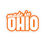 Thumbnail: Made in Ohio Orange and White Stickers