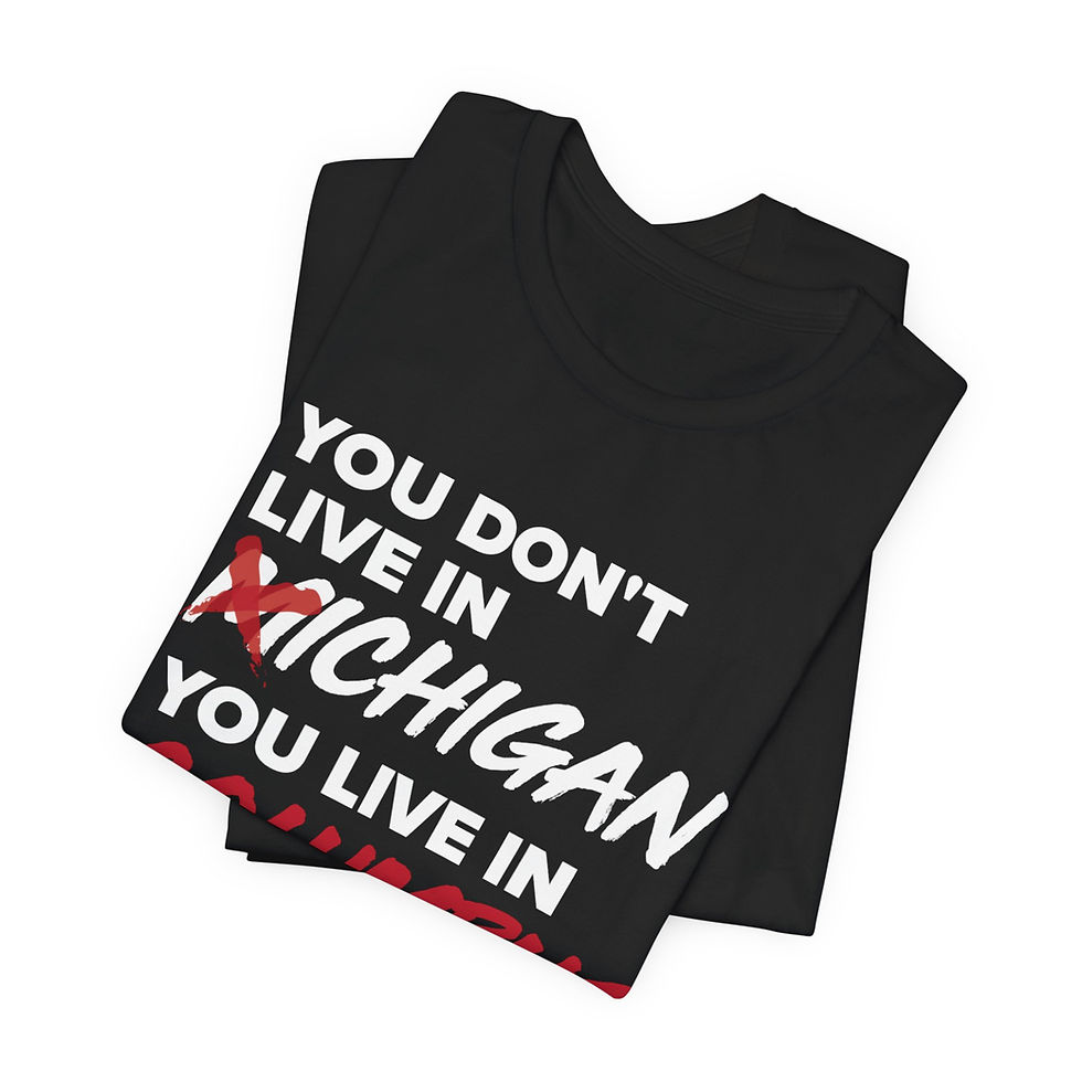 Thumbnail: You Don't Live in Michigan You Live in Columbus T-Shirt | City Pride Tee