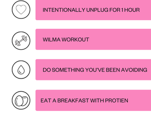 January Challenge: Week 3 — Creating Space & Following Through