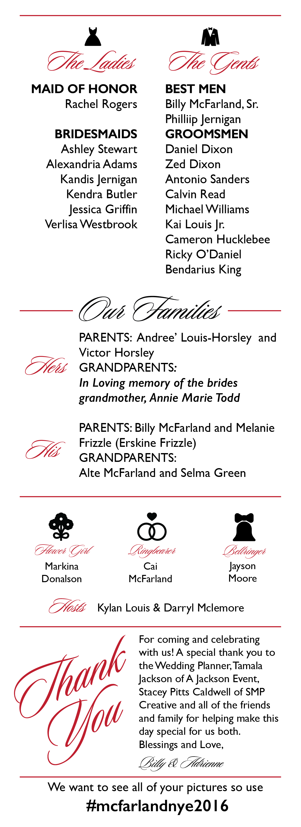 Wedding Program