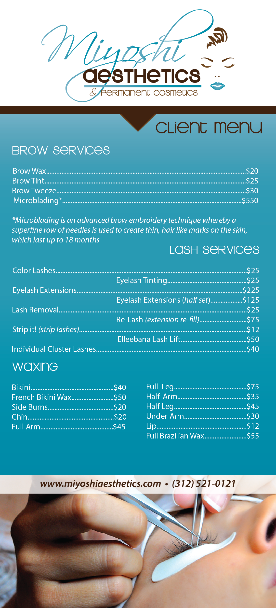 Menu/Services 4x9