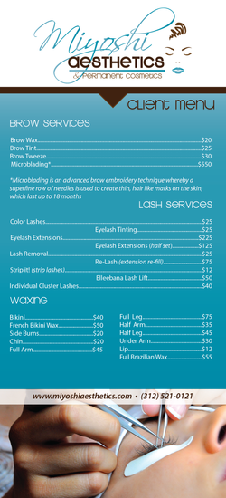 Menu/Services 4x9