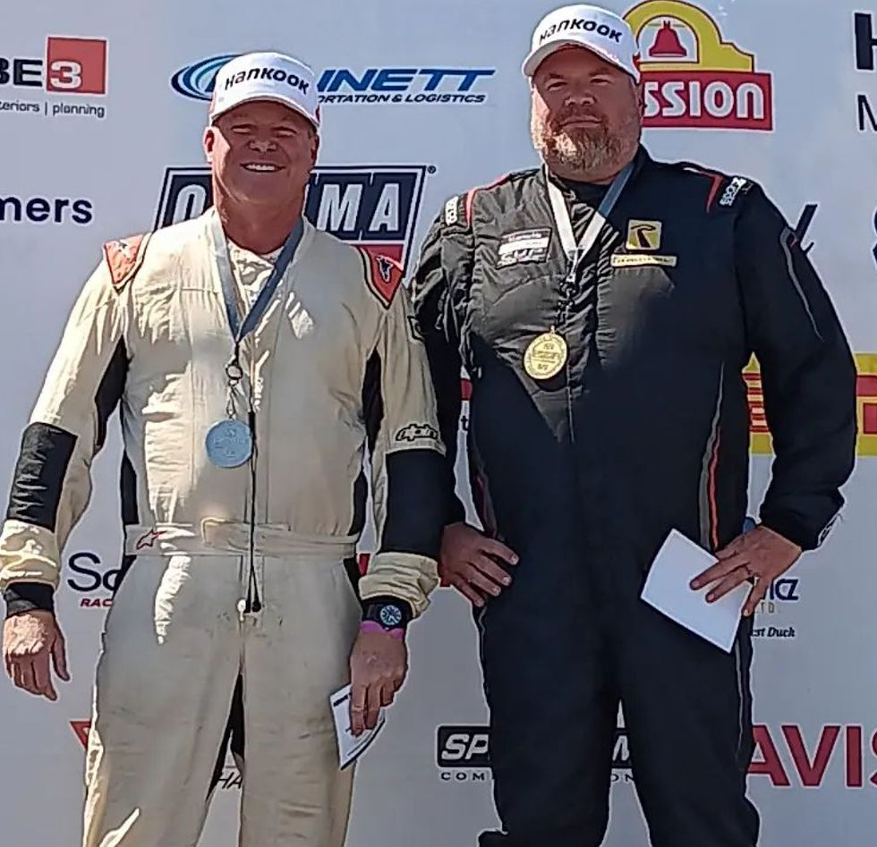 Revolution drivers Ron Fletcher and Dave Tweedlie