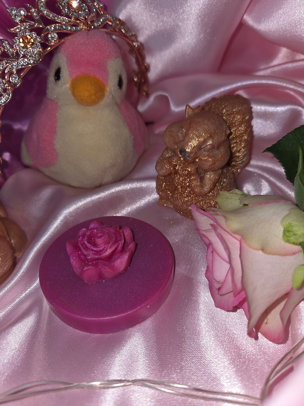 Miniature : Fondant galet rose 40 grammes