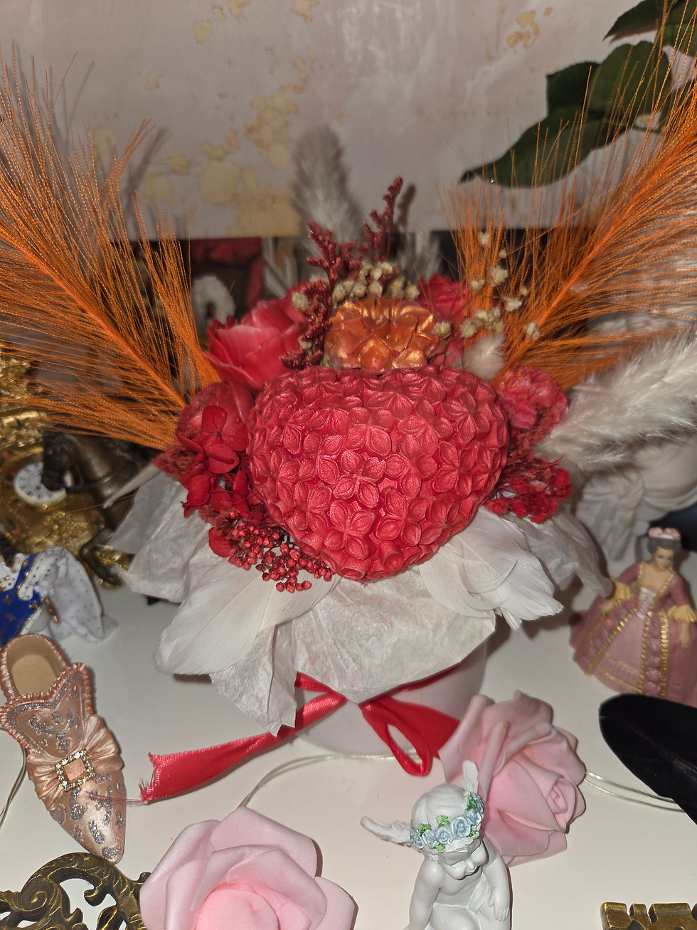 Miniature : Bouquet éternelle parfumé orange 300 grammes