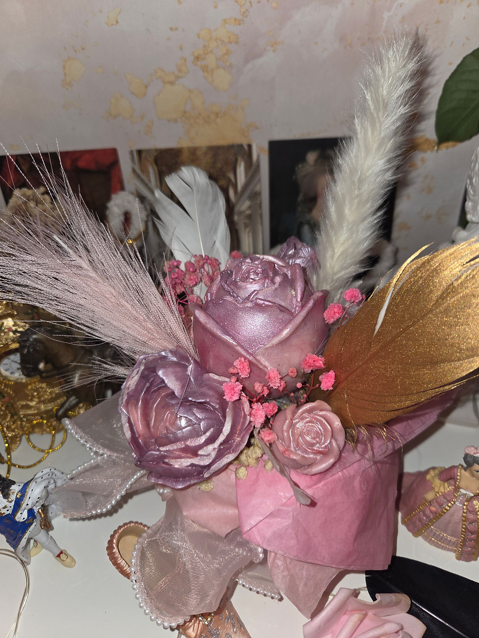 Miniature : Bouquet éternelle parfumé Marie Antoinette 300 grammes