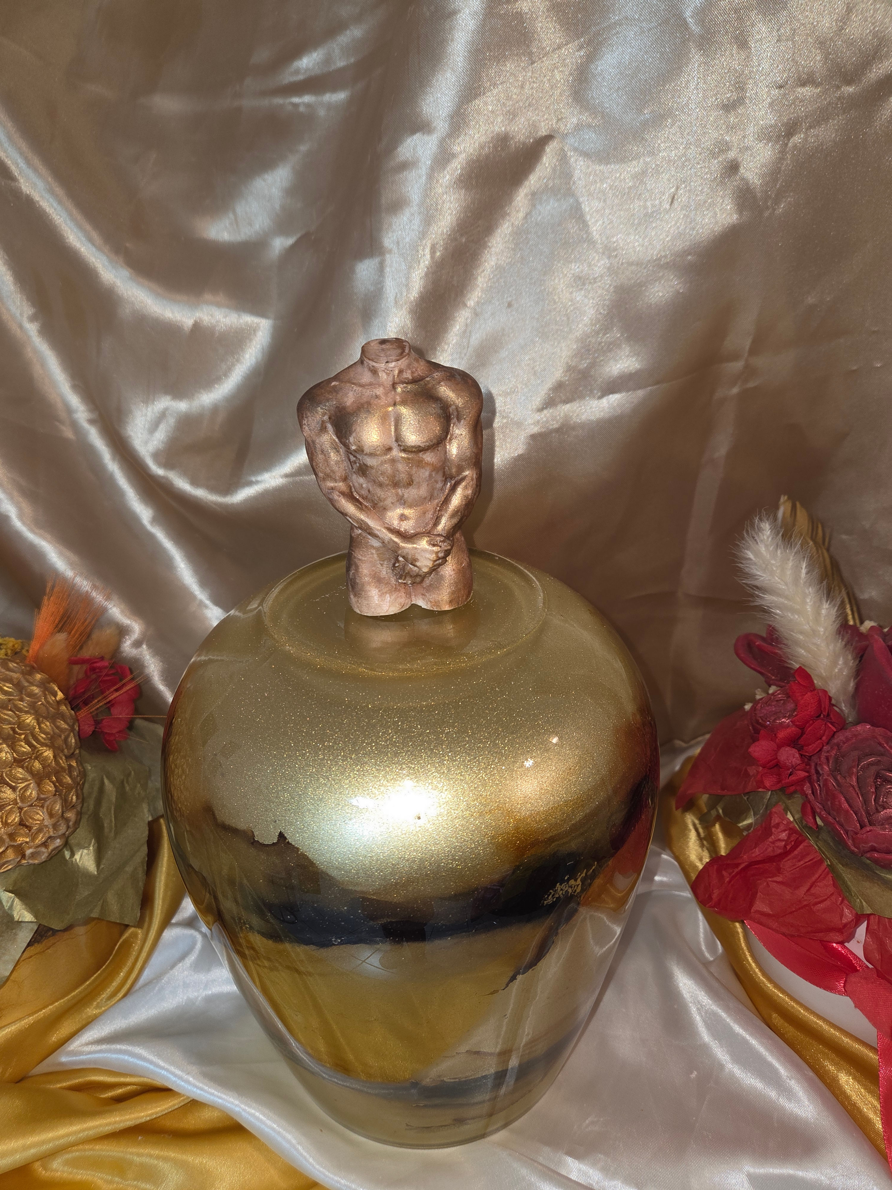 Bougie décoration parfumée Corps d'Homme 70 grammes