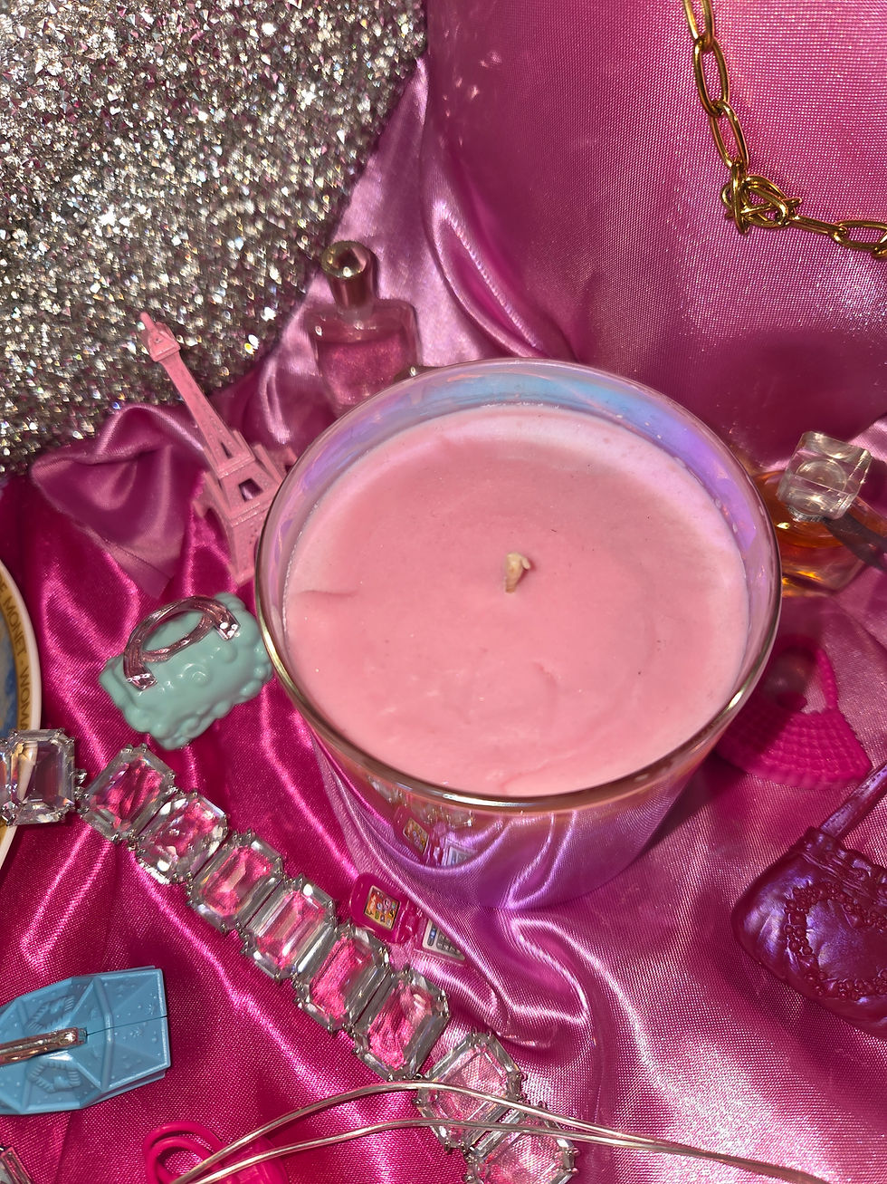 Miniature : Bougie pot holographique 350 grammes