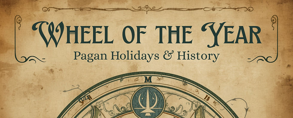 🌙 Wheel of the Year: Pagan Holidays & History 🌿