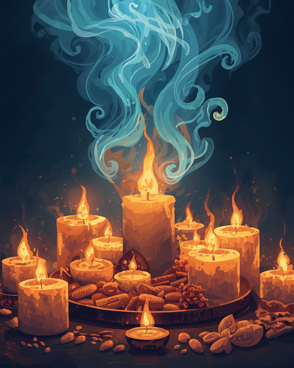 🕯️ Candle Magic & Color Magic: Working with Flame, Hue & Intention 🌈