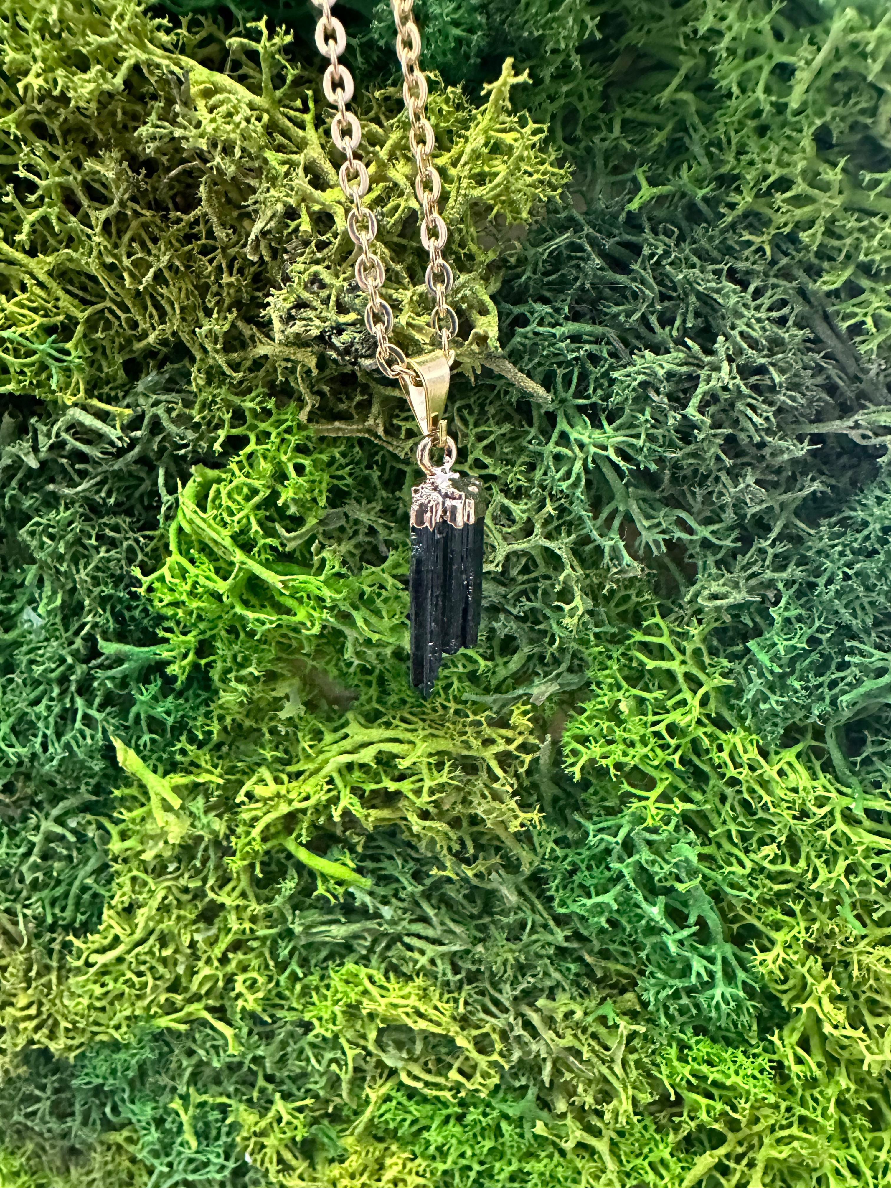 Tourmaline Gold Necklace