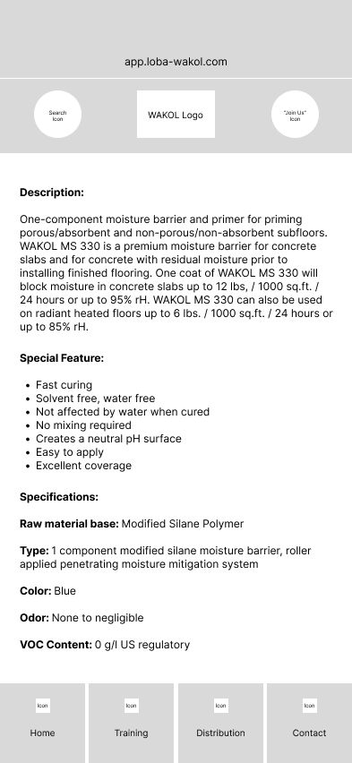 iPhone Wirefame - WAKOL PU 280 Description (2025)