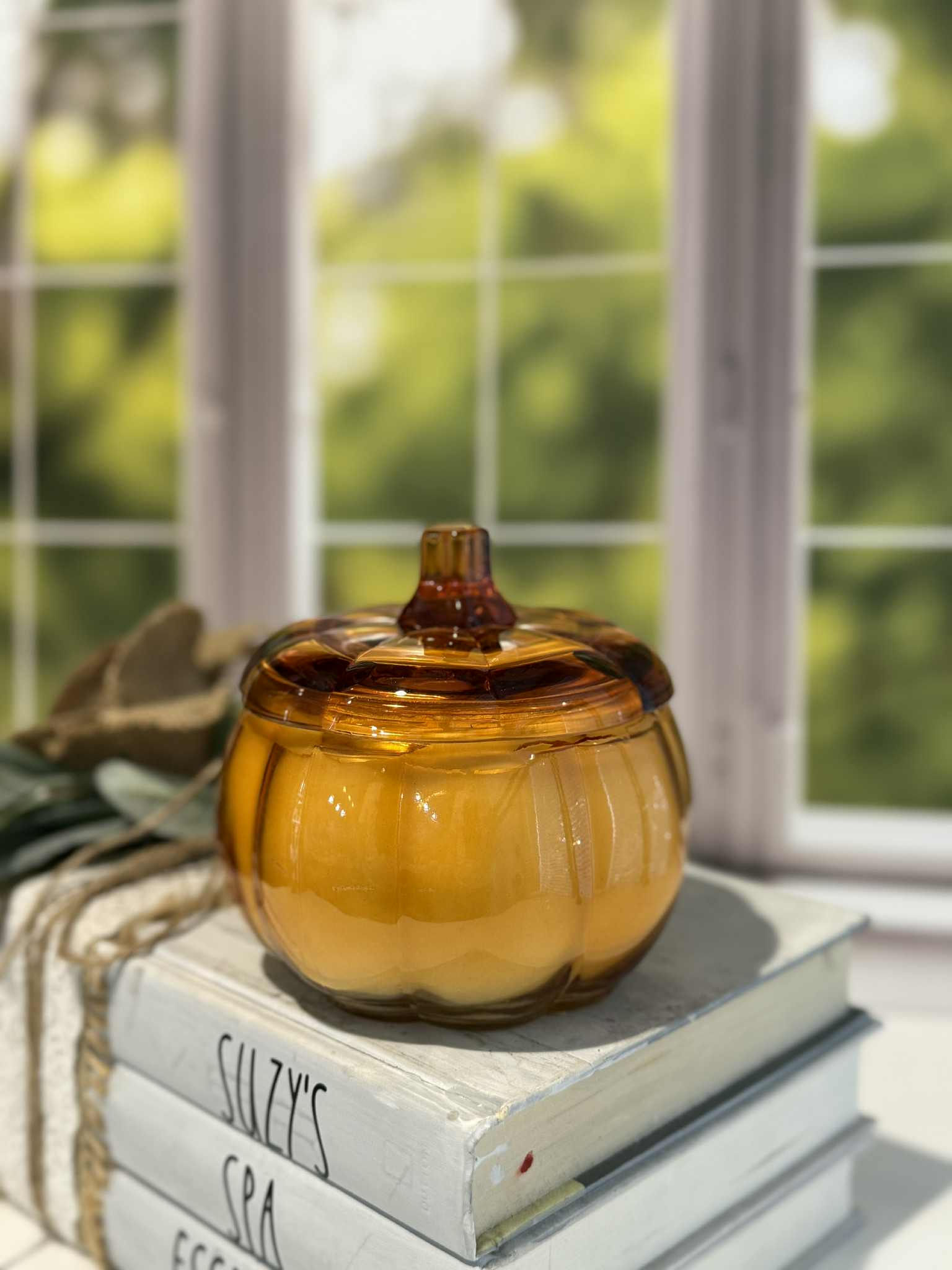 Pumpkin Pie  Soy Blend Candle 17 oz  and 5 oz  Suzy’s Spa Essentials