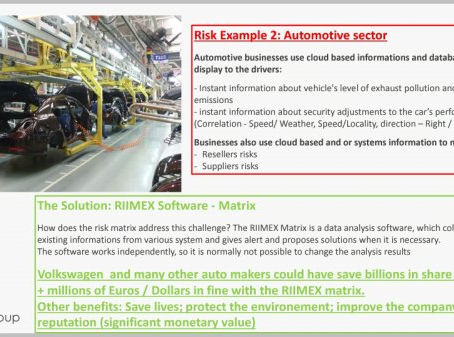 Case study 2 - Riimex for the automotive industry