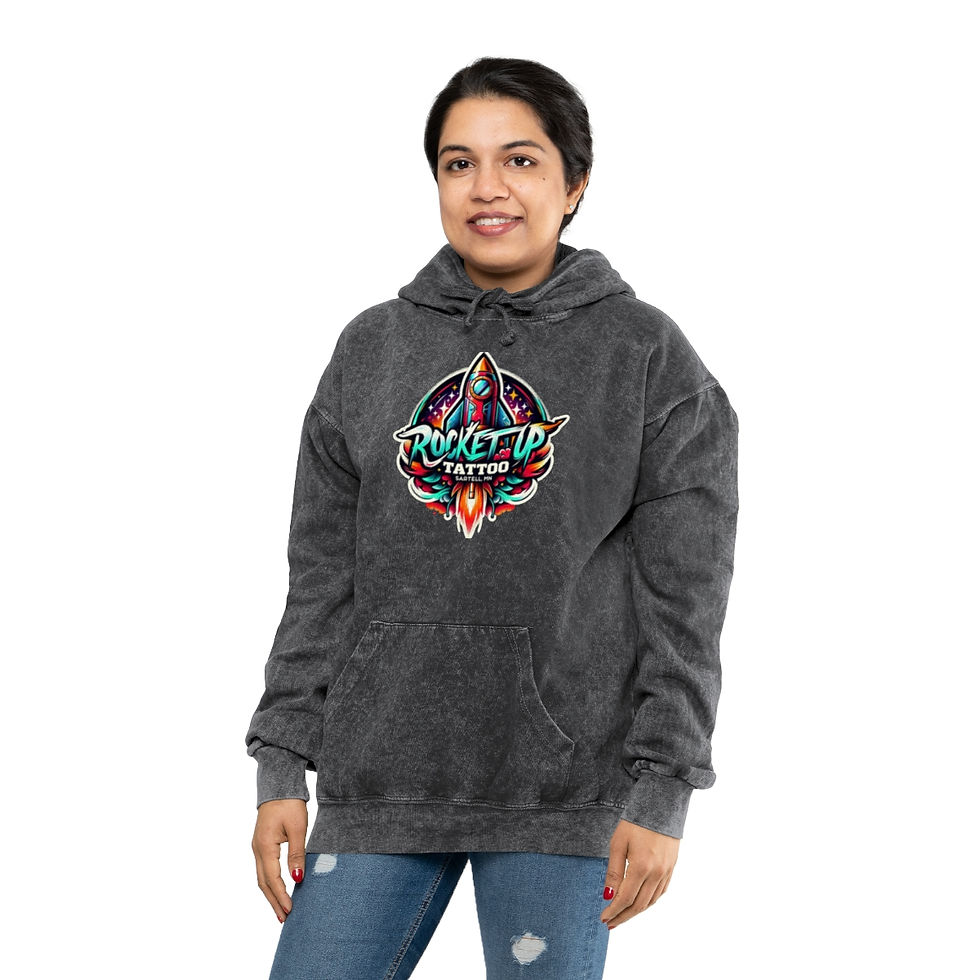 Thumbnail: Unisex RocketUp Mineral Wash Hoodie