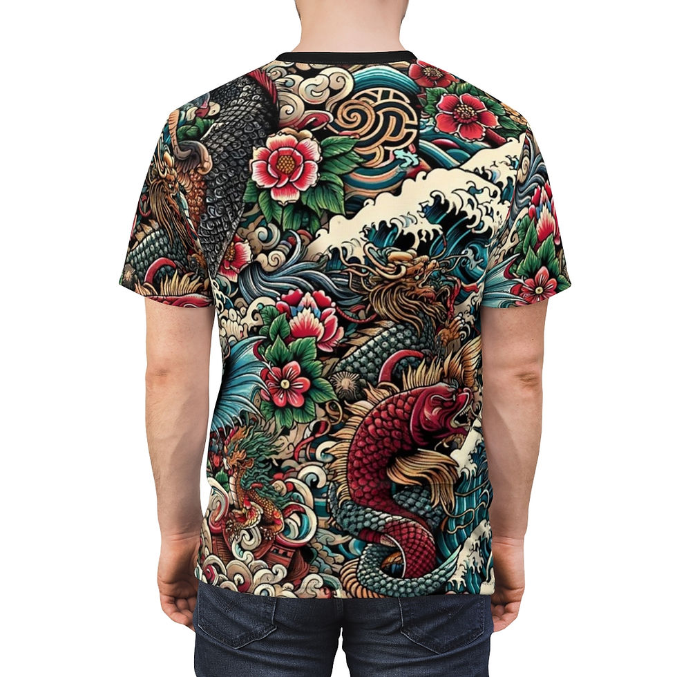 Thumbnail: Unisex Japanese style Cut & Sew Tee 