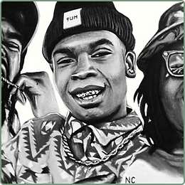 black and white art