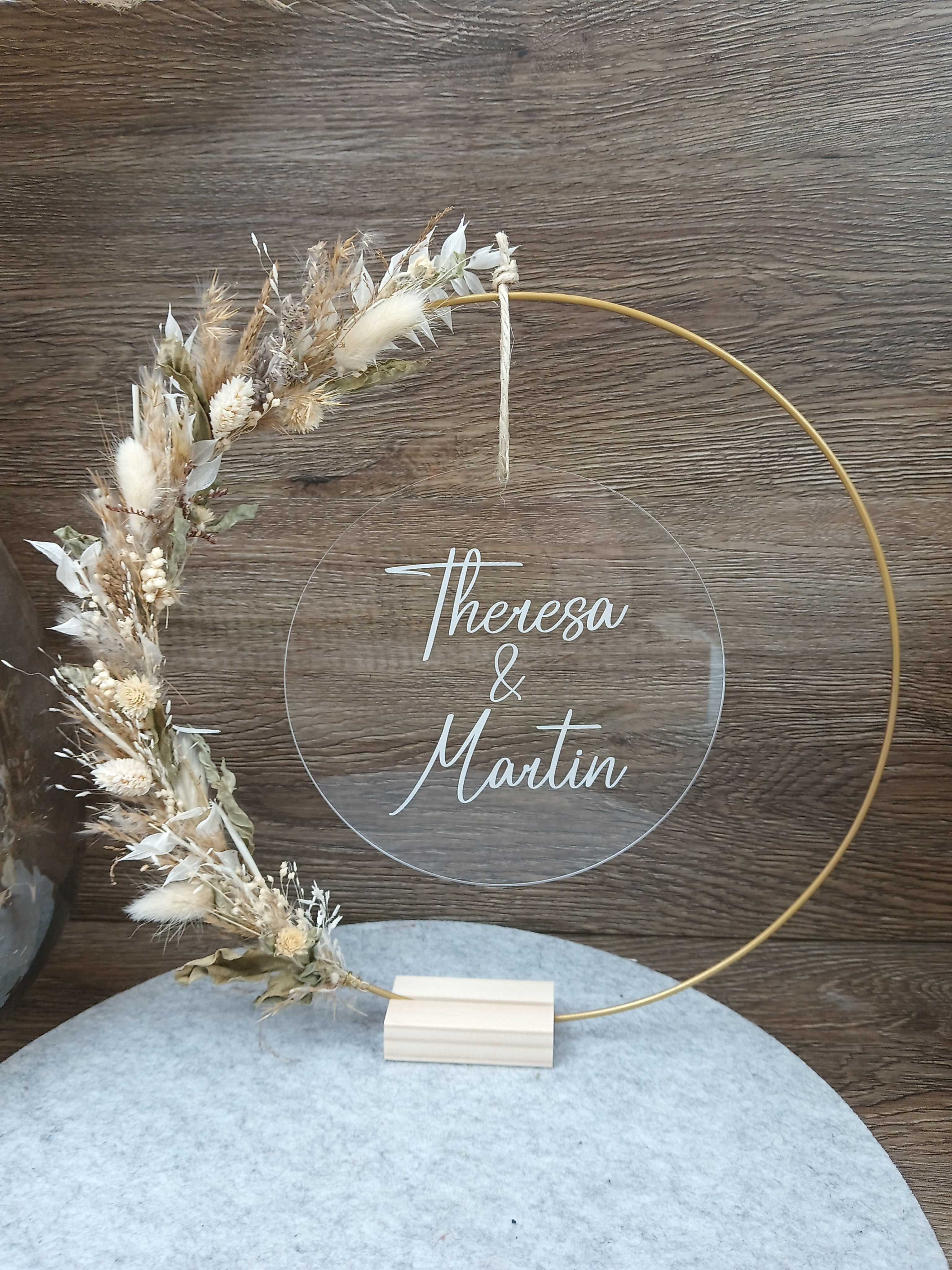 Metallloop "Hochzeit"