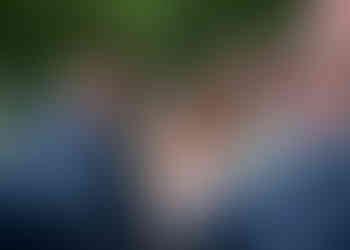 Carley laughing at altar