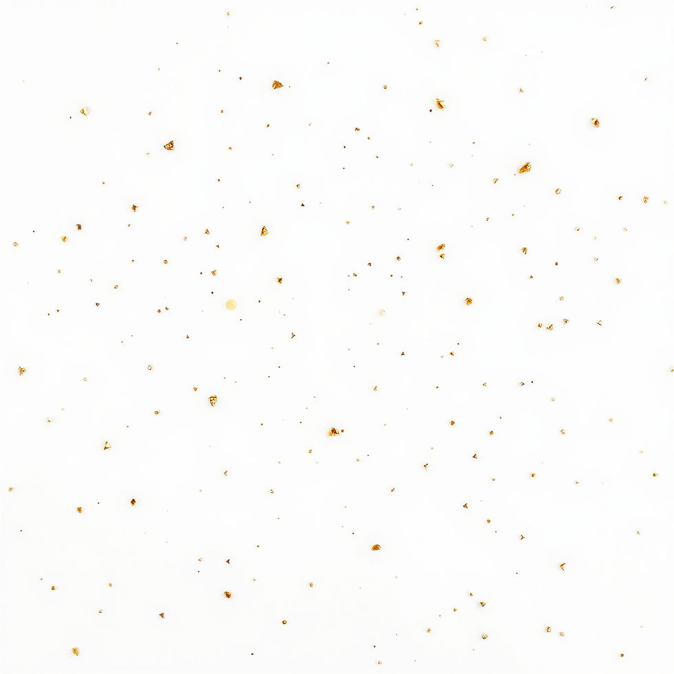 create a rich white background with tiny specks of warm brown and sparking gold.jpg