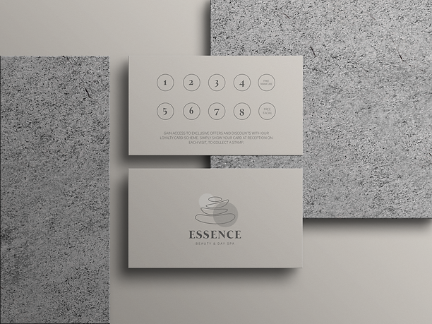 Essence Beauty Spa - Loyalty Card Mockup