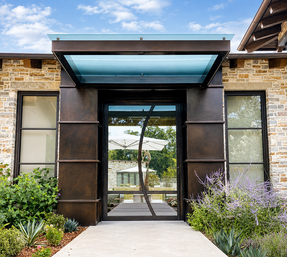 Woodside Brass Entrance
