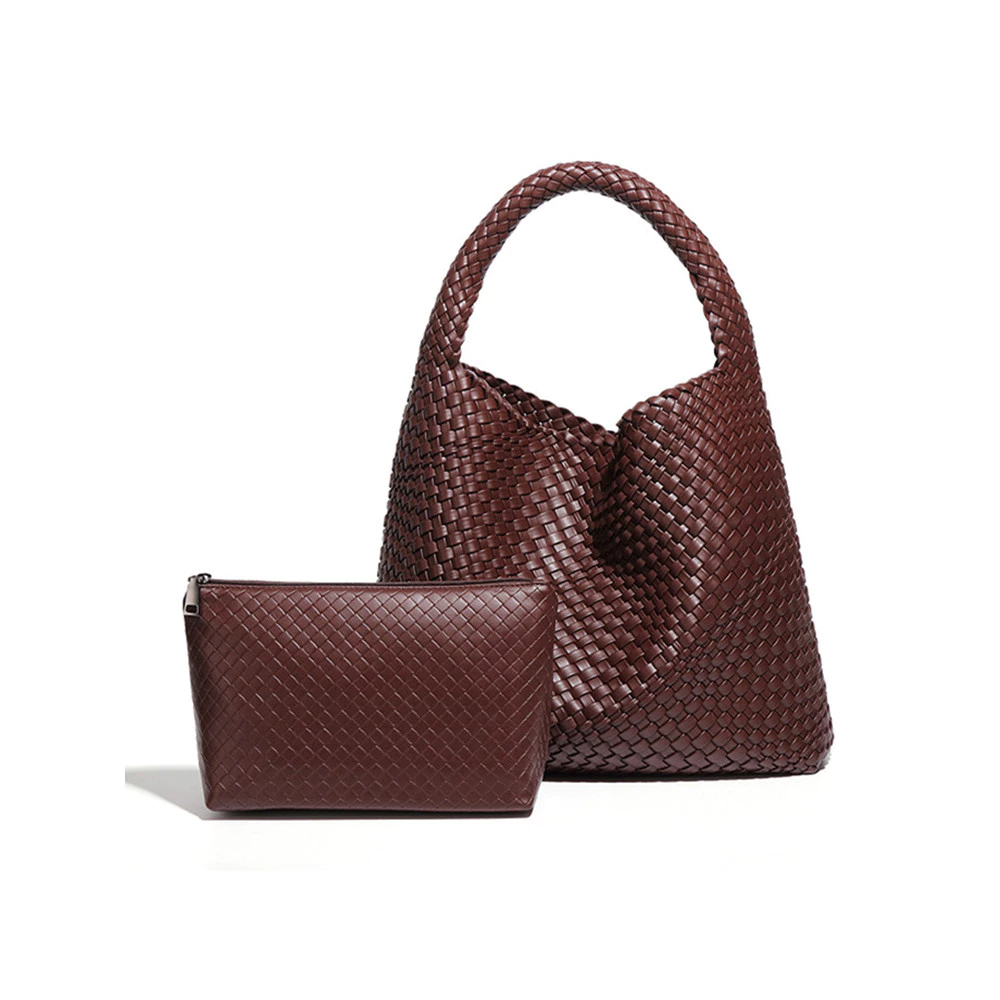 Bolsa Tote de grande Marrom