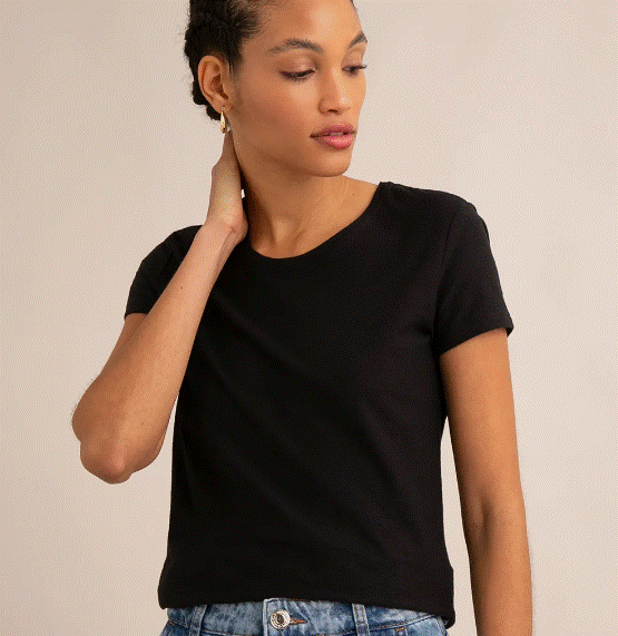 look chic com calça jeans feminina
