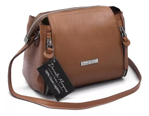 Bolsa Feminina Pequena Couro Legitimo