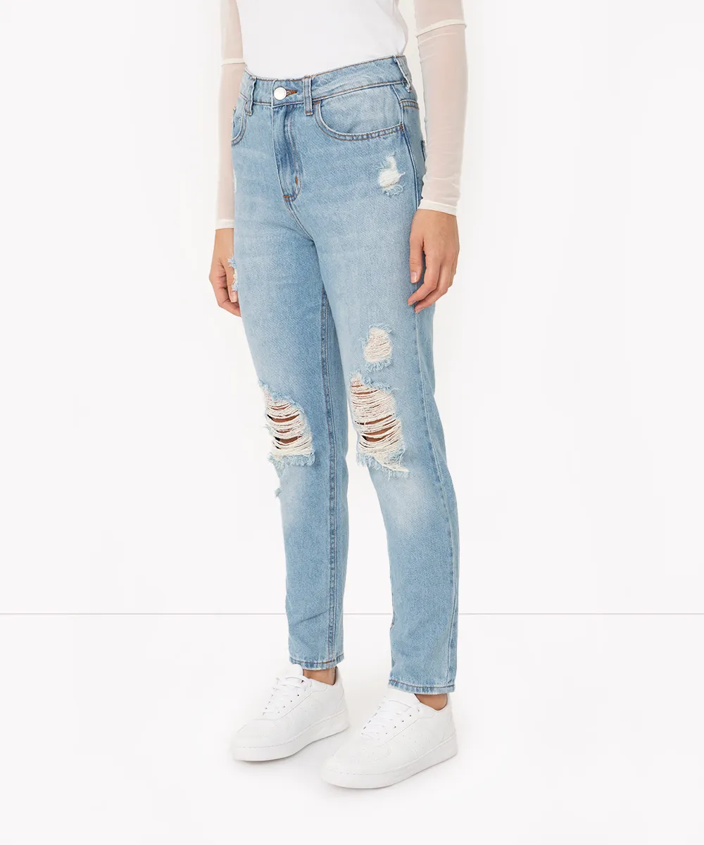 look chic com calça jeans feminina