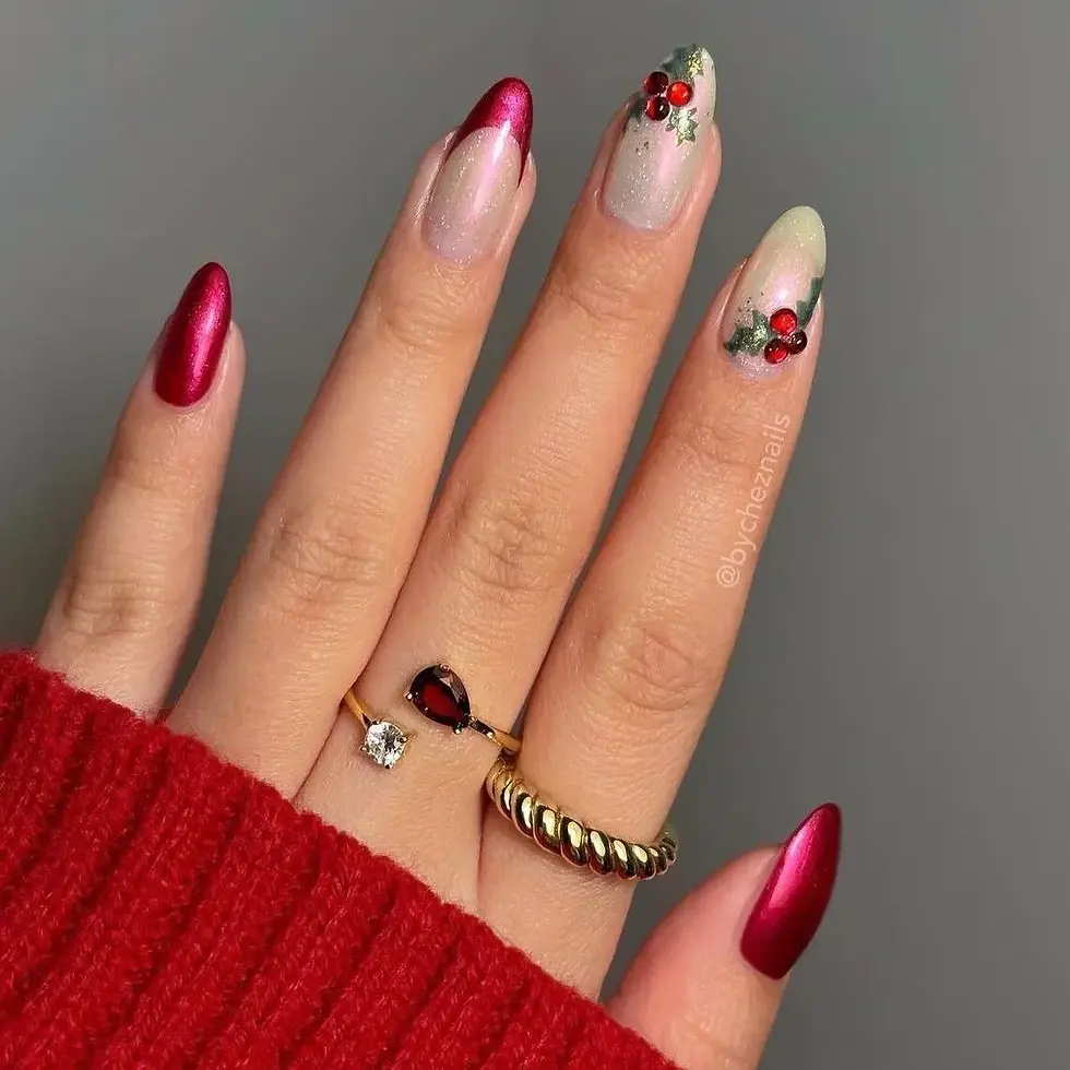 Ideias de unhas de natal