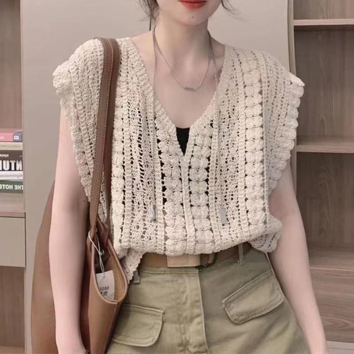 Tops De Crochê De Algodão