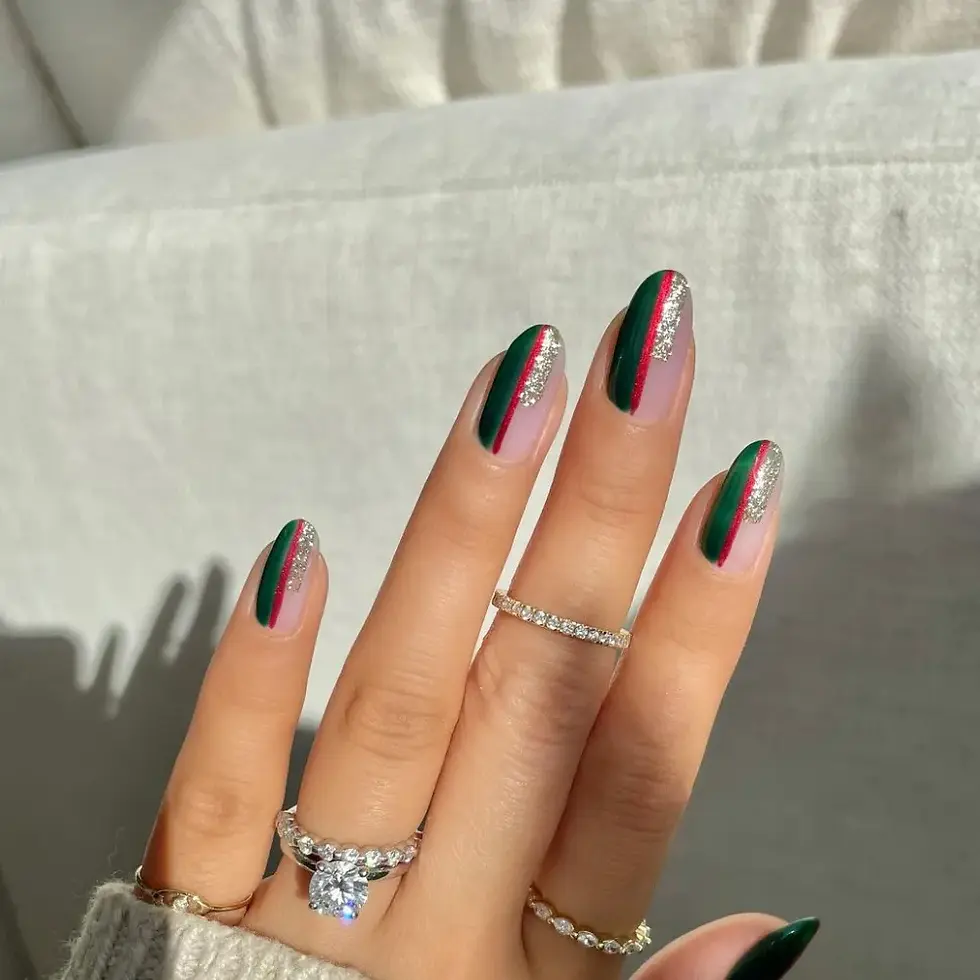 Ideias de unhas de natal
