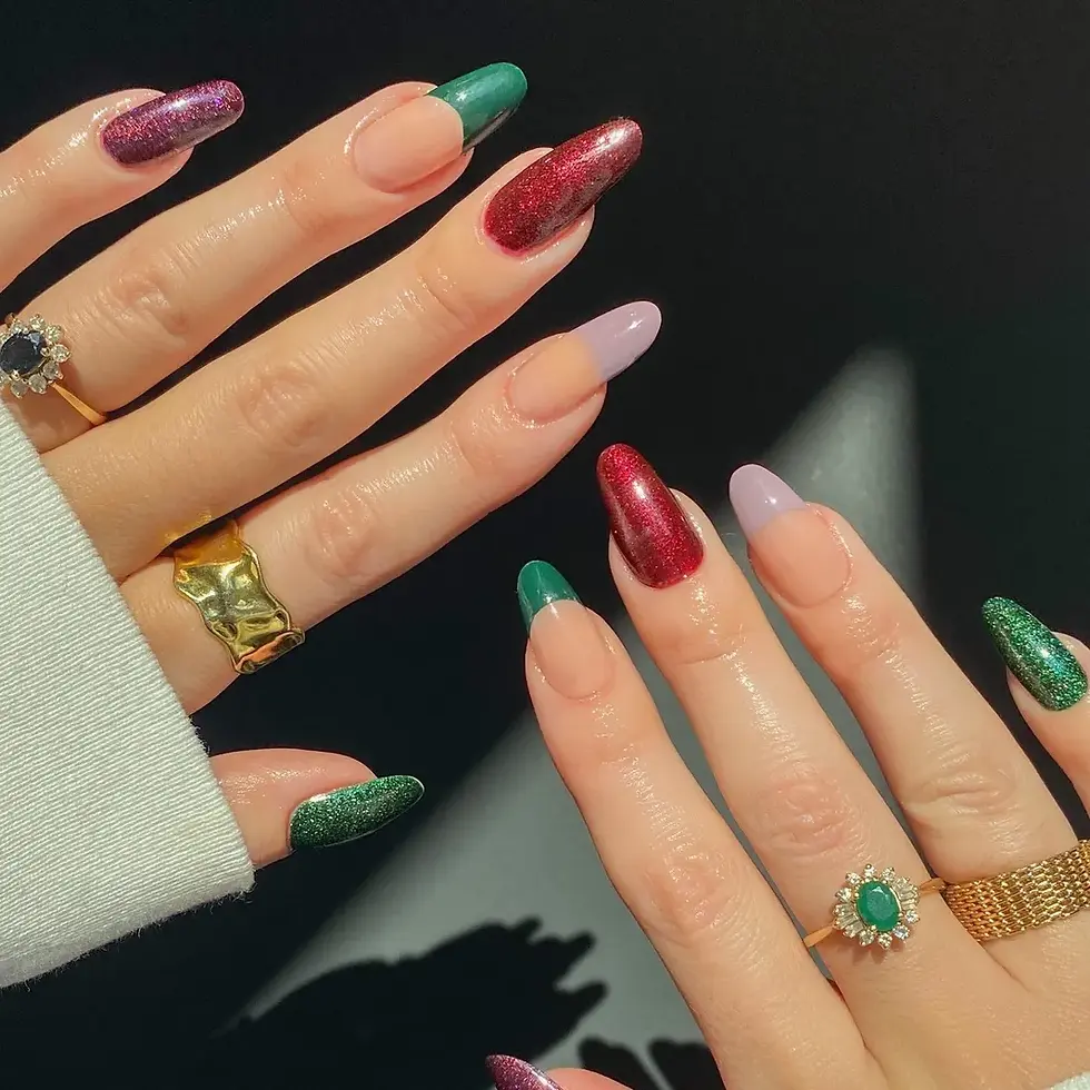 Ideias de unhas de natal