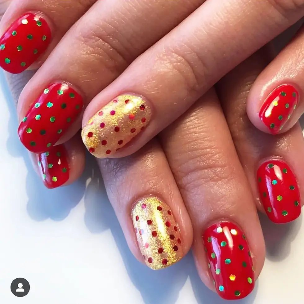 Ideias de unhas de natal