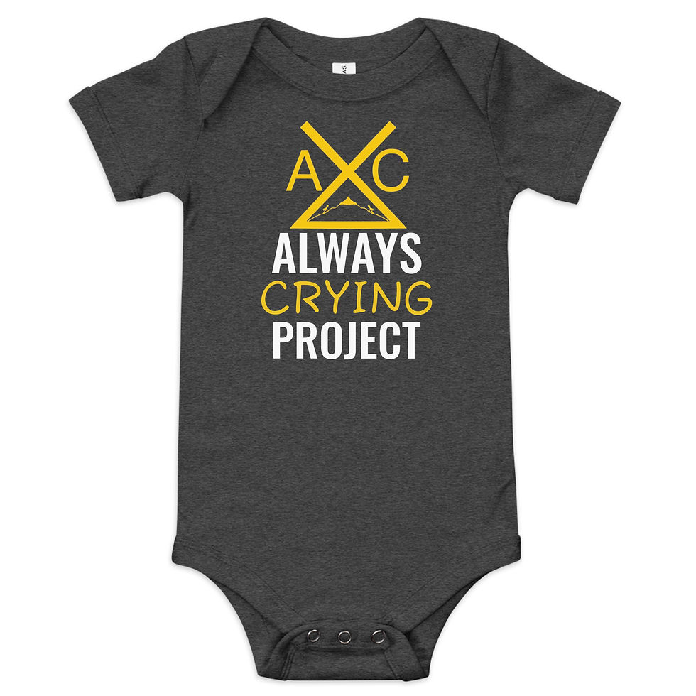Thumbnail: "Always Crying Project" Baby Onsie