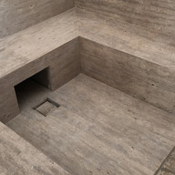 colocacao assento em travertino romano classico para sauna em Tambore 1