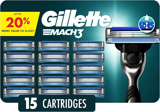 Gillette Mach3 Razor Blades, 15 Refills product thumbnail