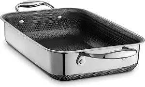 HexClad Hybrid 7 x 10 Inch Rectangular Nonstick Roasting Pan