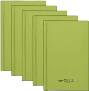 Global Printed Products Tactical Military Notebook 5 Pack (5.25 x 8 Inch)