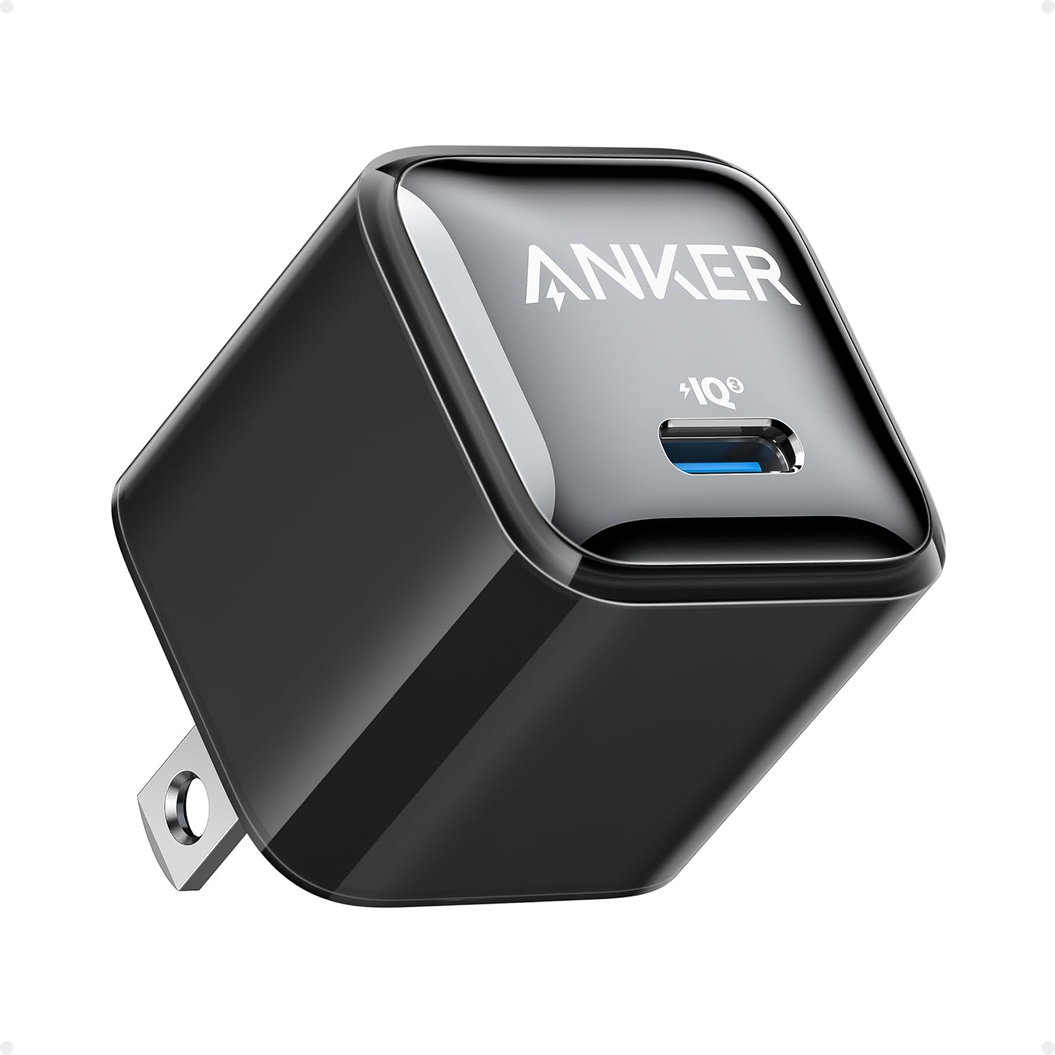 Anker 20W Nano Pro USB C Charger Block, Compact Fast Charger with PIQ 3.0