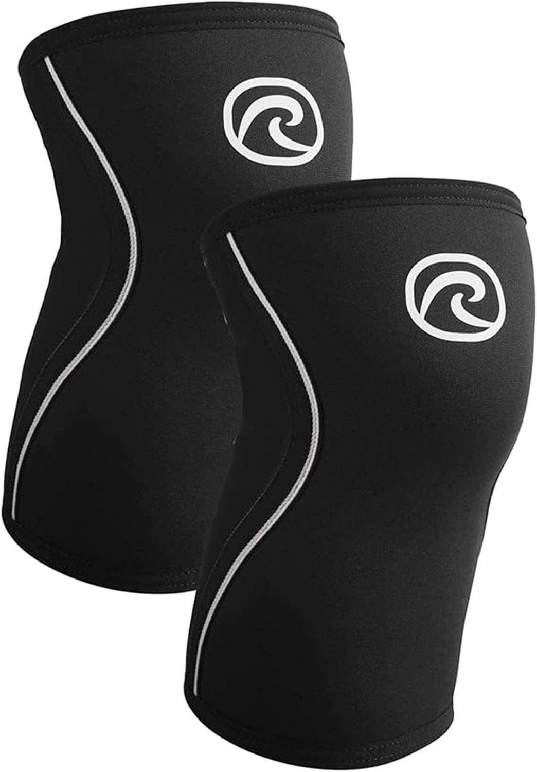 Rehband 5mm Knee Sleeves, Black - 1 Pair