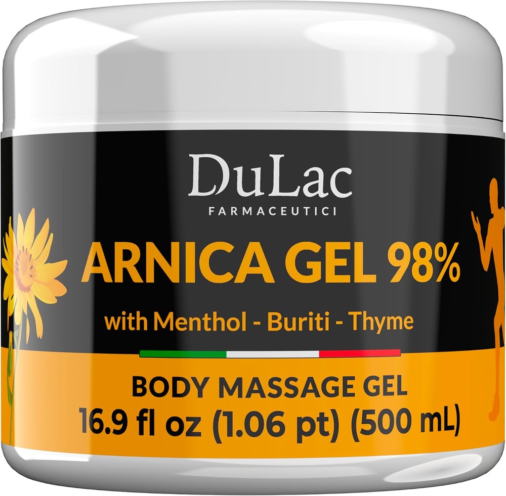 Dulac - Arnica Body Massage Gel, with Arnica Montana, 16.9 Fl Oz