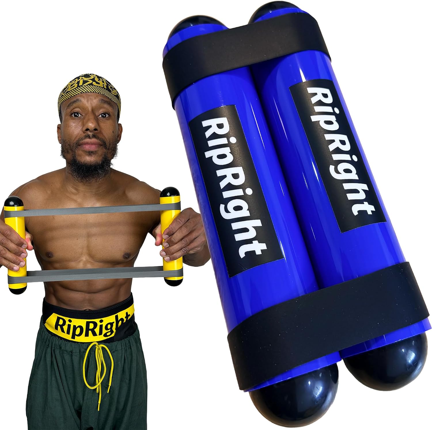 Premium RipStick Pillz, Workout Equipment for Joint Rehab, Shoulder Strength, Resistance Training, and Muscle Building, with 6 Adjustable Resistance Bands