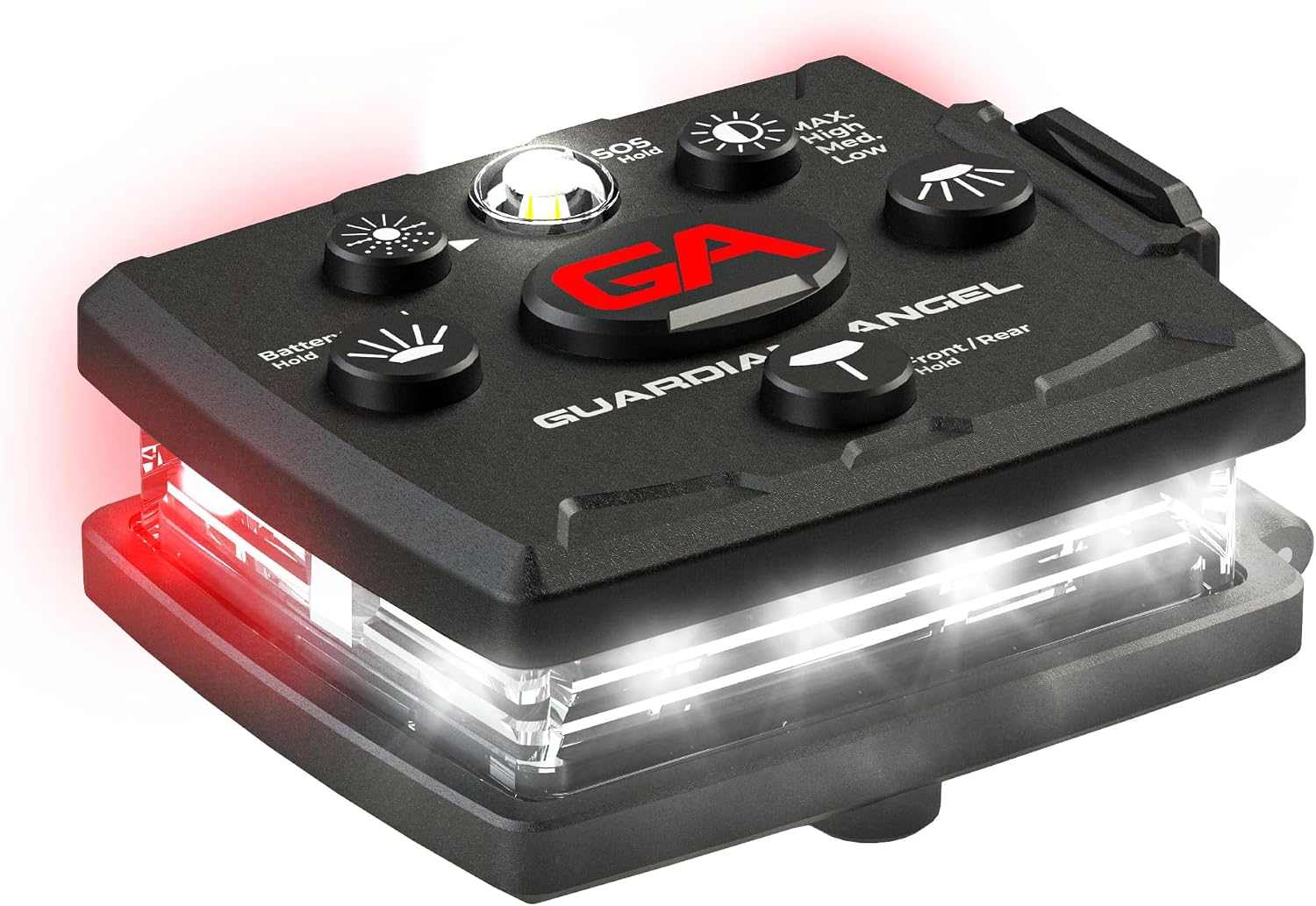 Guardian Angel Micro Safety Light - White Front & Red Rear