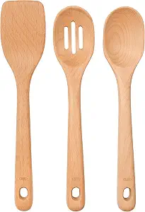 OXO Good Grips wooden utensil set, 3 piece product thumbnail