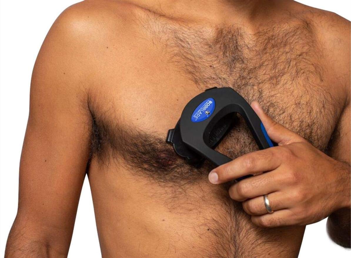Bakblade Body Grooming, Bodblade Ergonomic Shaver, Shaving Chest, Arms & Stomach Region