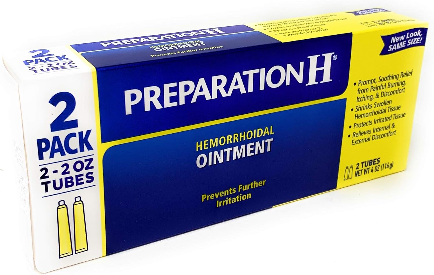 Preparation H Hemorrhoidal Ointment, 2-Ounce Tubes (Pack of 2)