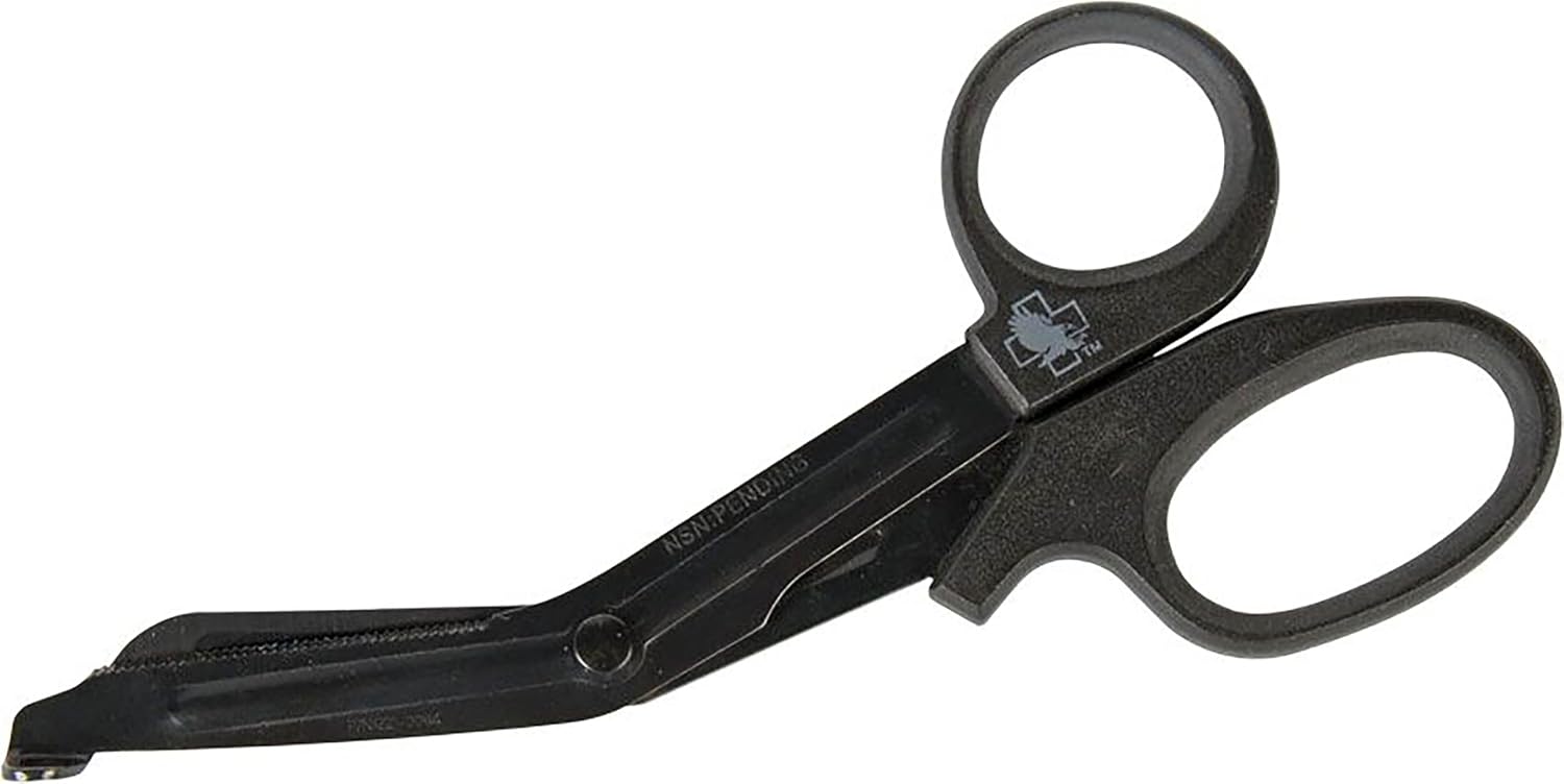 North American Rescue Trauma Shear (6 1/4 Inch) NAR Premium Grade Black Safety Shears 6.25 Medical Scissors (ZZ-0064)
